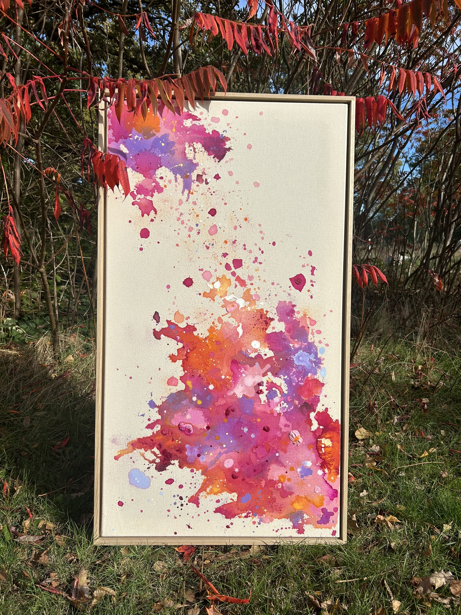 Innenleben, 2025, Acryl auf roher Baumwollleinwand, Ansicht 10